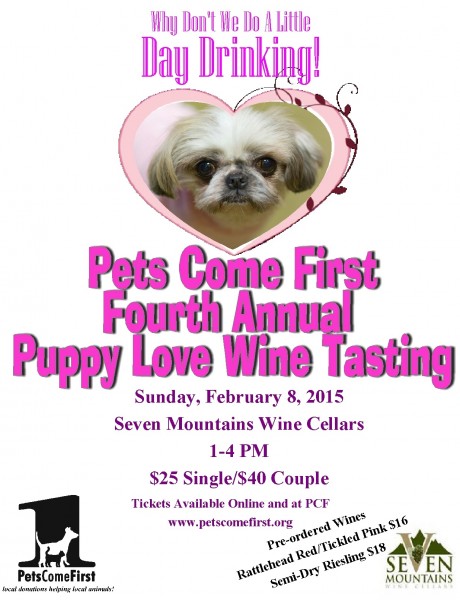 Wine tasting flyer